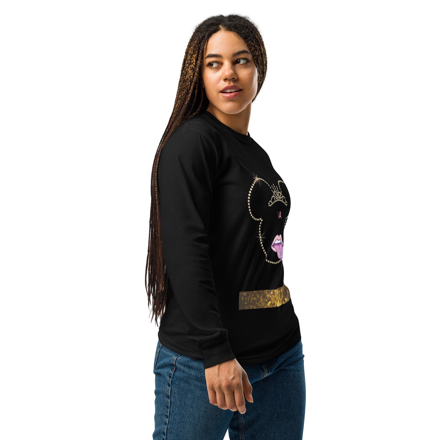 Women Garment-dyed heavyweight long-sleeve shirt
