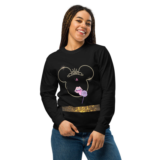 Women Garment-dyed heavyweight long-sleeve shirt
