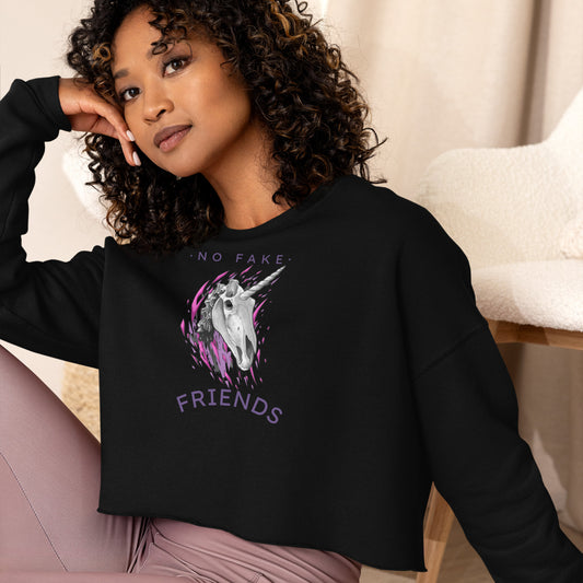 Women Crop Sweatshirt